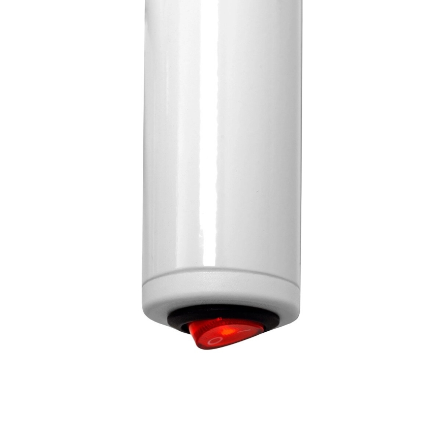 Elektriskais dvieļu žāvētājs SILOUETTE 187W/230V 101,1 cm IP44 balta pa labi apaļa