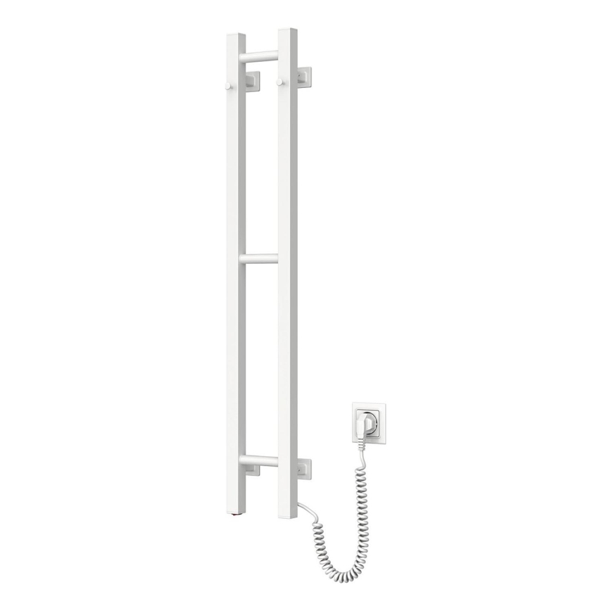 Elektriskais dvieļu žāvētājs SILOUETTE 187W/230V 101,1 cm IP44, balts, labais, kvadrātveida