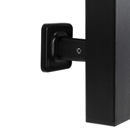 Elektriskais dvieļu žāvētājs SILOUETTE 187W/230V 101,1 cm IP44 melna pa labi leņķa