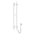 Elektriskais dvieļu žāvētājs SILOUETTE 46W 100x16 cm balts, labais