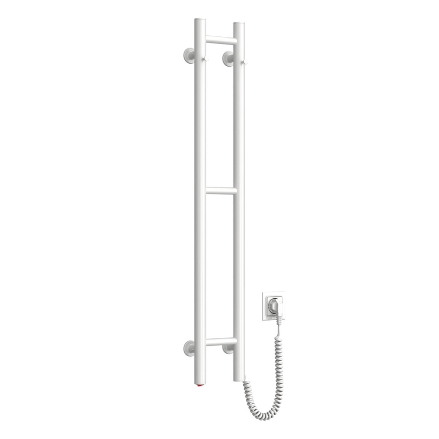 Elektriskais dvieļu žāvētājs SILOUETTE 46W 100x16 cm balts, labais