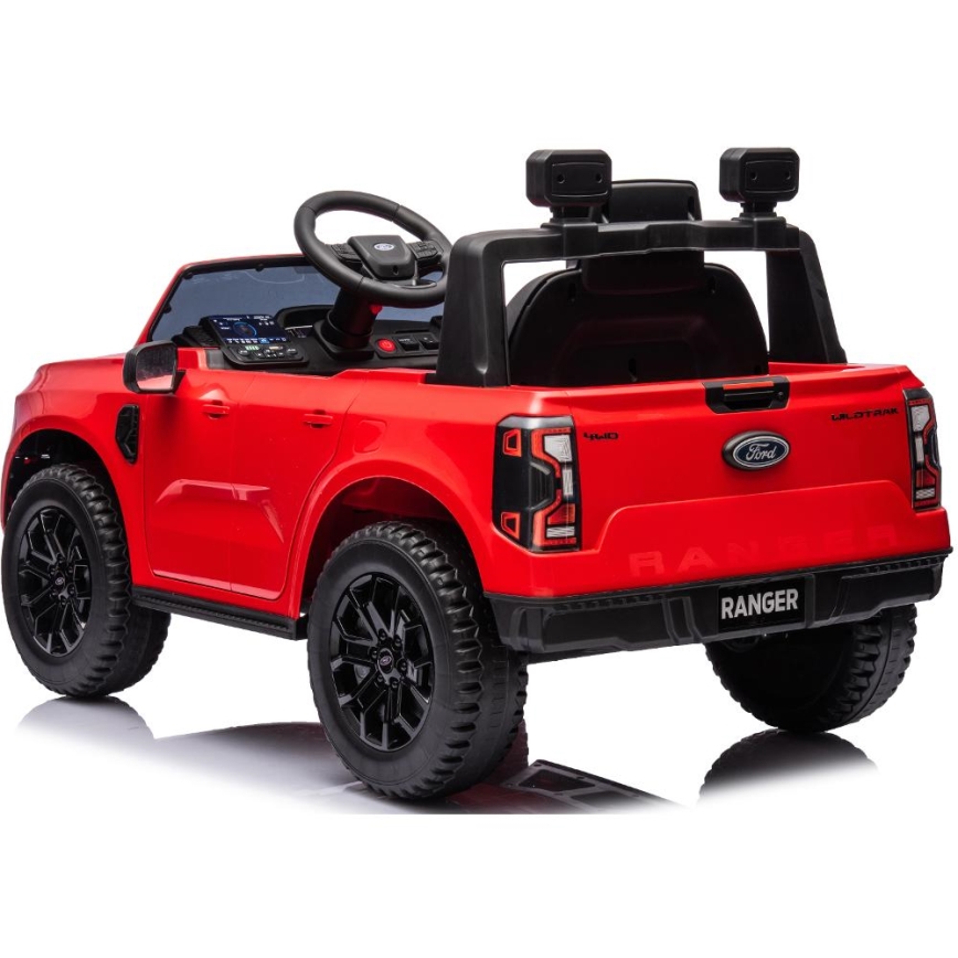 Elektriskā automašīna Ford Ranger 60W/4500 mAh sarkanā krāsā