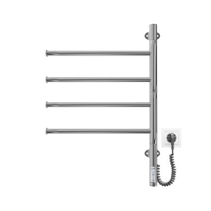 Elektriskais grozāmais dvieļu žāvētājs VEER 50W/230V 62,5x44,5 cm nerūsējošais tērauds/spīdīgs hroms