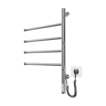 Elektriskais grozāmais dvieļu žāvētājs VEER 50W/230V 62,5x44,5 cm nerūsējošais tērauds/spīdīgs hroms