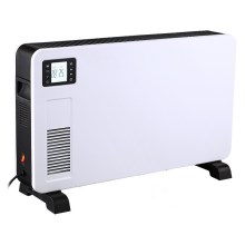 Elektriskais konvektora sildītājs 1000/1300/2300W LCD/taimeris/termostats Wi-Fi