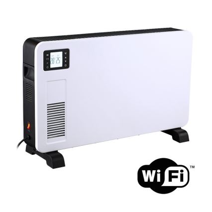 Elektriskais konvektora sildītājs 1000/1300/2300W LCD/taimeris/termostats Wi-Fi