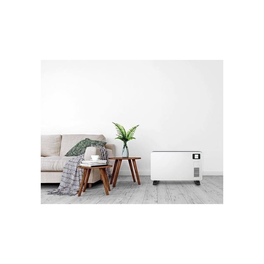 Elektriskais konvektora sildītājs 1000/1300/2300W LCD/taimeris/termostats Wi-Fi