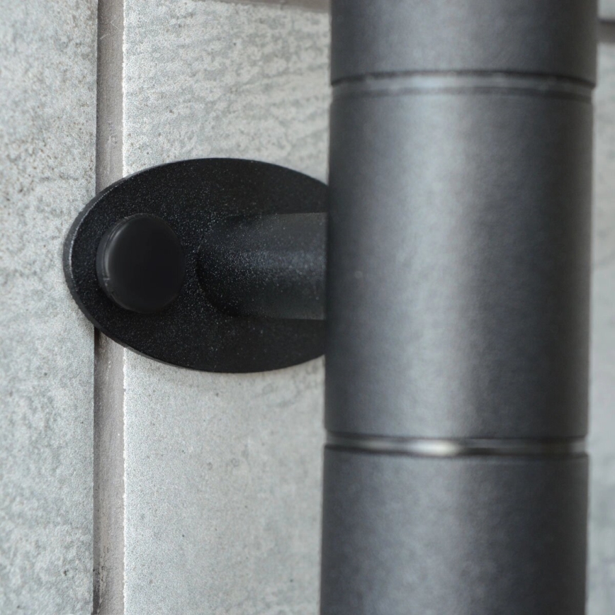 Elektriskais pagriežamais dvieļu žāvētājs ar termostatu ARABESQUE 105W 82x49 cm melns