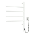 Elektriskais pagriežamais dvieļu žāvētājs ar termostatu ARABESQUE 60W 65x49 cm balts