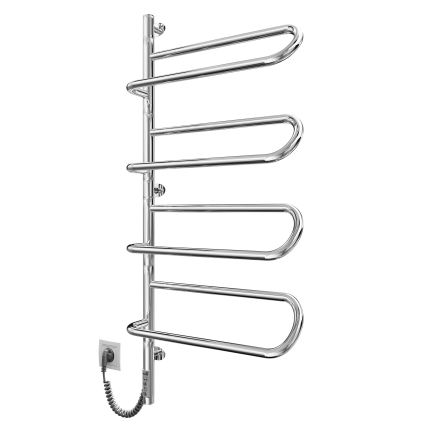 Elektriskais grozāmais dvieļu žāvētājs ELECTRA 120W/230V 100x44,5 cm nerūsējošais tērauds/hrom kreisais