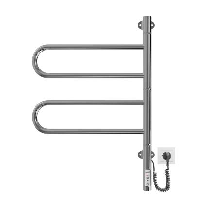 Elektriskais grozāmais dvieļu žāvētājs TRISTAR 75W/230V 62,5x44,5 cm IP44 nerūsējošais tērauds/spīdīgs hroms