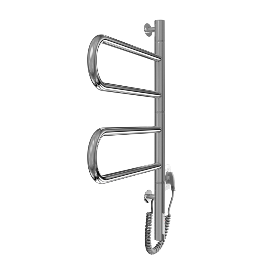 Elektriskais grozāmais dvieļu žāvētājs TRISTAR 75W/230V 62,5x44,5 cm IP44 nerūsējošais tērauds/spīdīgs hroms