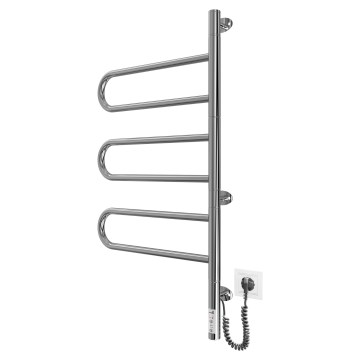 Elektriskais rotējošais dvieļu žāvētājs TRISTAR 80W/230V 80x44,5 cm IP44 nerūsējošais tērauds / pulēts hroms