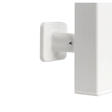 Elektrisks dvieļu žāvētājs ar termostatu SILOUETTE 70W 120x9 cm balts labais