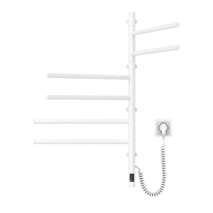 Elektrisks grozāms dvieļu žāvētājs ar termostatu ARABESQUE 105W 80x49 cm balts