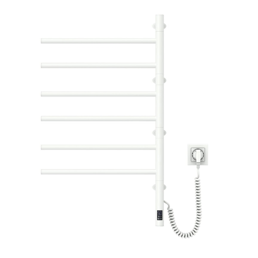 Elektrisks grozāms dvieļu žāvētājs ar termostatu ARABESQUE 105W 80x49 cm balts