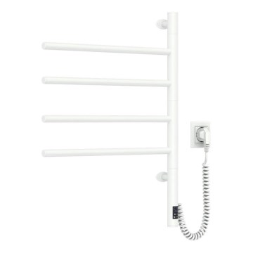 Elektrisks grozāms dvieļu žāvētājs ar termostatu ARABESQUE 150W/230V 64,6 cm IP44 balta