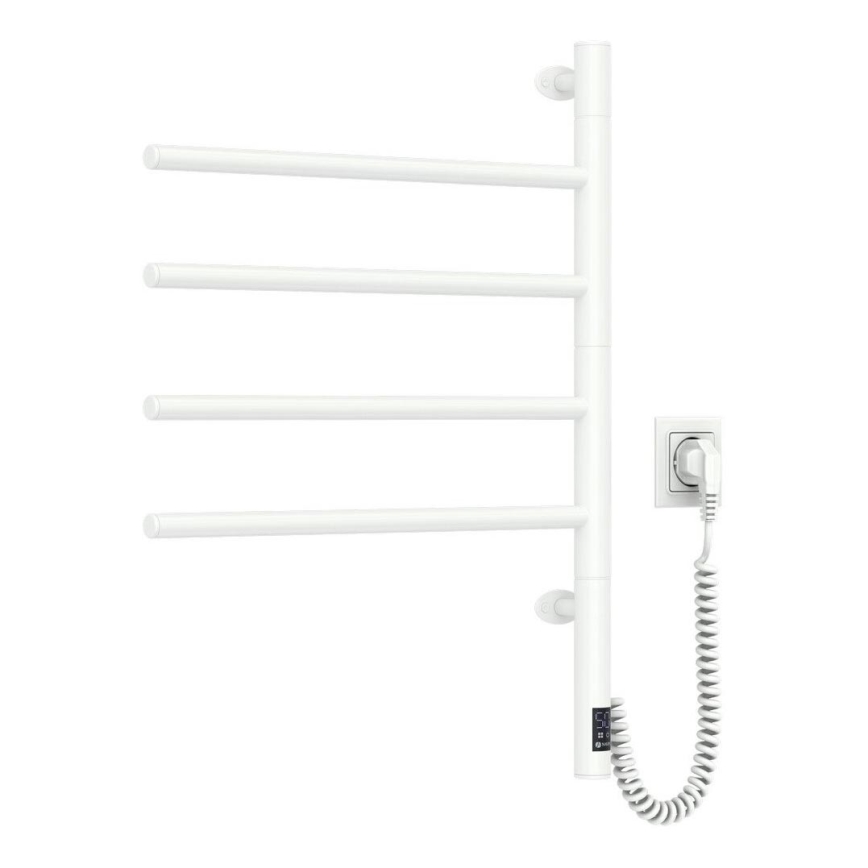 Elektrisks grozāms dvieļu žāvētājs ar termostatu ARABESQUE 150W/230V 64,6 cm IP44 balta