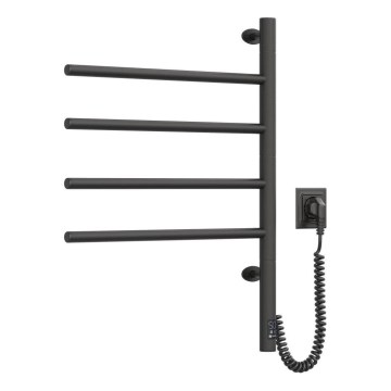 Elektrisks grozāms dvieļu žāvētājs ar termostatu ARABESQUE 150W/230V 64,6 cm IP44 melna