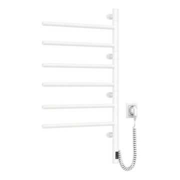 Elektrisks grozāms dvieļu žāvētājs ar termostatu ARABESQUE 196W/230V 81,8 cm IP44 balta