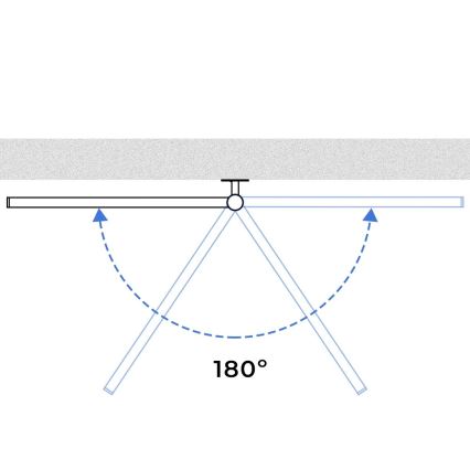 Elektrisks grozāms dvieļu žāvētājs ar termostatu ARABESQUE 196W/230V 81,8 cm IP44 balta