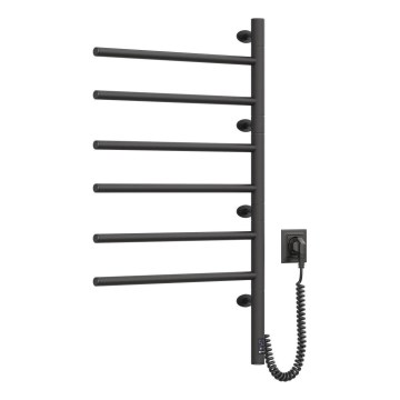 Elektrisks grozāms dvieļu žāvētājs ar termostatu ARABESQUE 196W/230V 81,8 cm IP44 melna