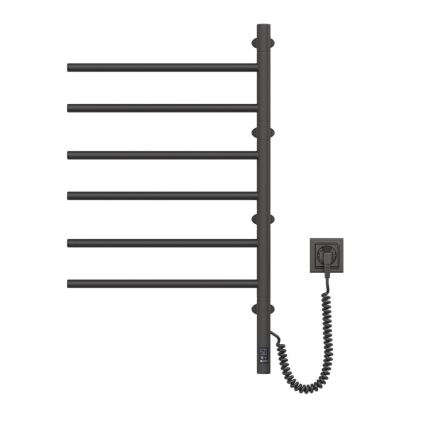 Elektrisks grozāms dvieļu žāvētājs ar termostatu ARABESQUE 196W/230V 81,8 cm IP44 melna