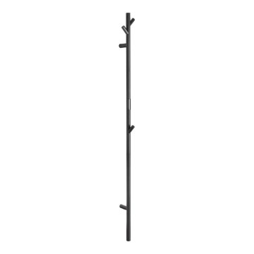 Elektrisks stienveida dvieļu žāvētājs, 172 cm, 46 W, melns