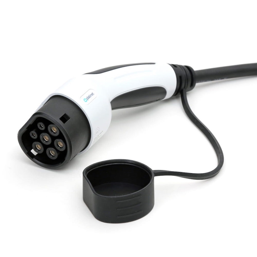 Elektromobiļu 2. tipa uzlādes vads 5m 22kW 32A IP54