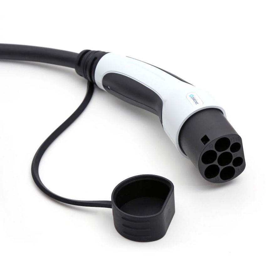 Elektromobiļu 2. tipa uzlādes vads 5m 22kW 32A IP54