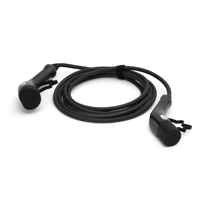 Elektromobiļu tipa uzlādes vads 2 5m 11kW 16A IP54 melna