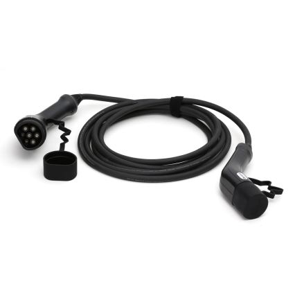 Elektromobiļu tipa uzlādes vads 2 5m 11kW 16A IP54 melna
