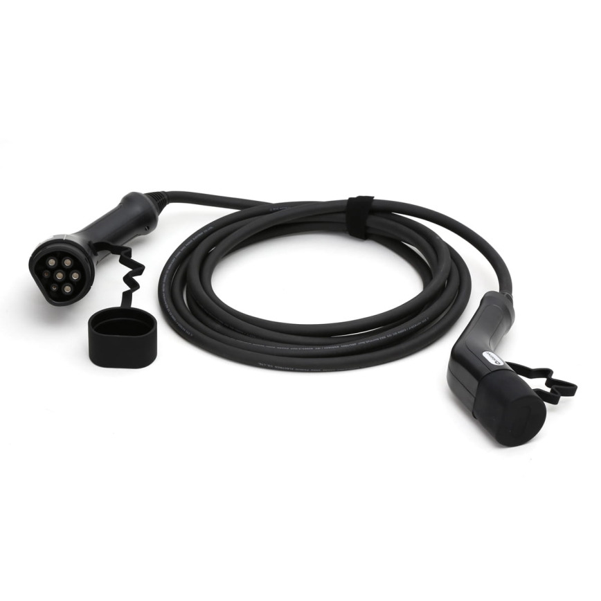Elektromobiļu tipa uzlādes vads 2 5m 11kW 16A IP54 melna