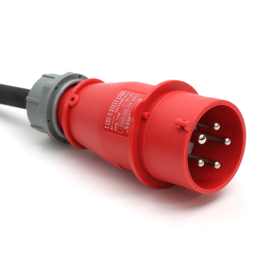 Ceļojumu uzlādes stacija elektromobiļiem EV/PHEV AC Tips 2 16A/400V 22kW IP55 7m + adapteris 230V 3,7kW + apvalks