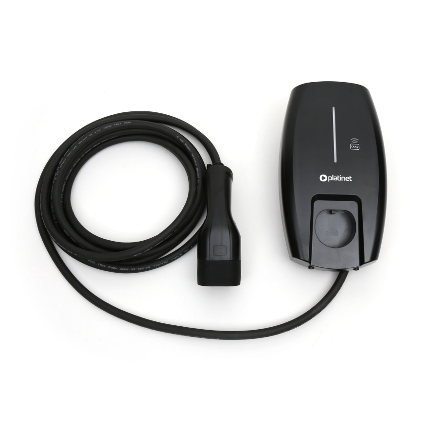 Elektromobiļu uzlādes stacija EV/PEV AC Type 2 11kW/400V/16A 7m Wi-Fi IP65