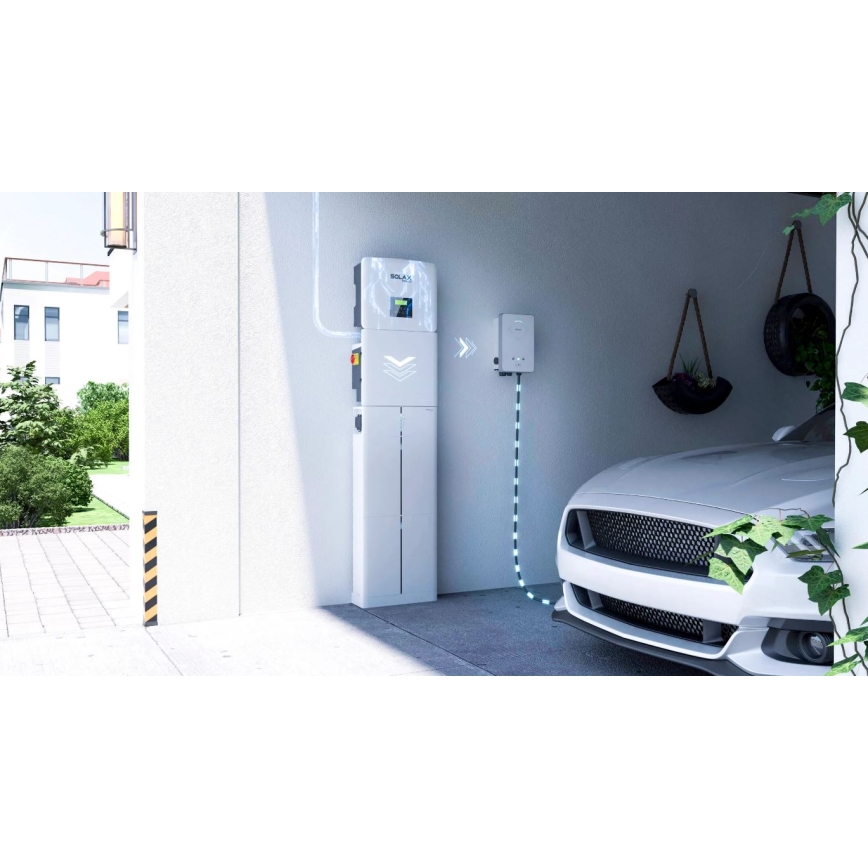 Elektromobiļu uzlādes stacija SolaX Power 22kW/400V/32A IP65 Wi-Fi