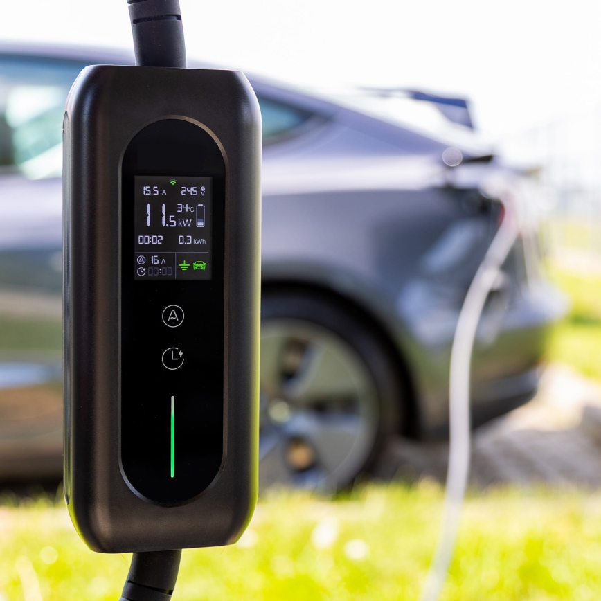 Elektromobiļu uzlādes stacija tips 2 5 m 11kW 16A IP54 Tuya