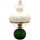 Eļļas lampa EMA 38 cm tumši zaļa