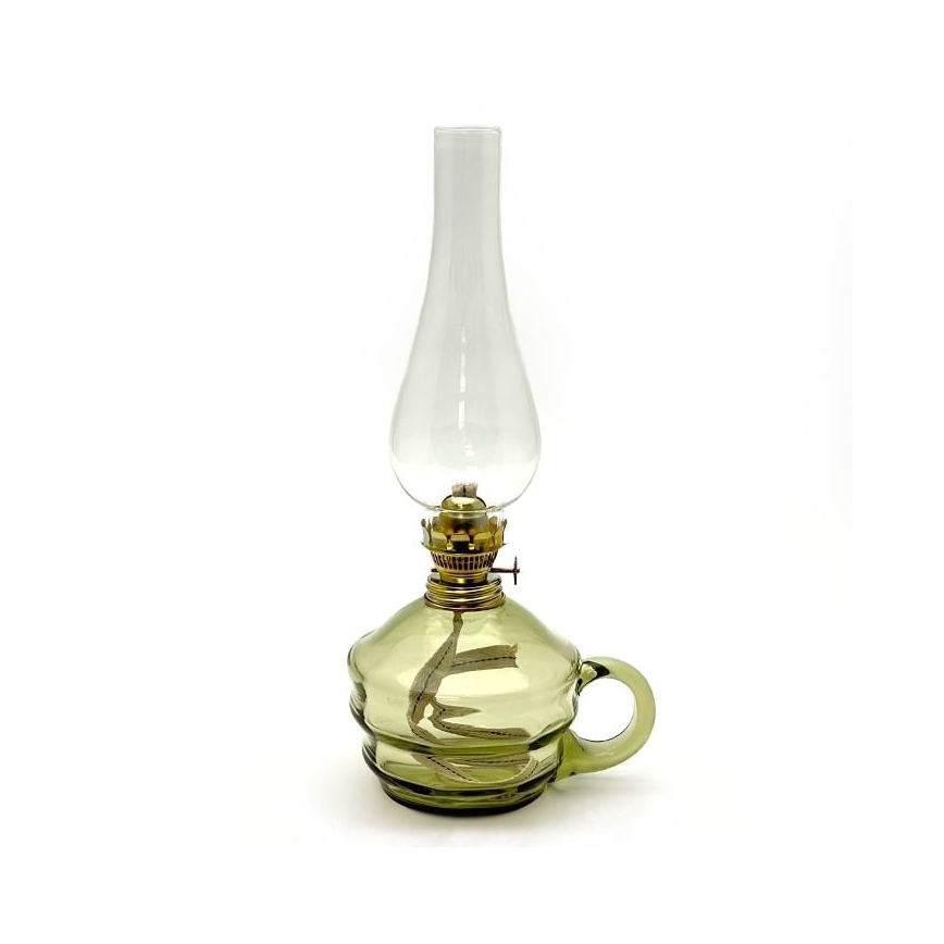 Eļļas lampa KLÁRA 34 cm, meža zaļa