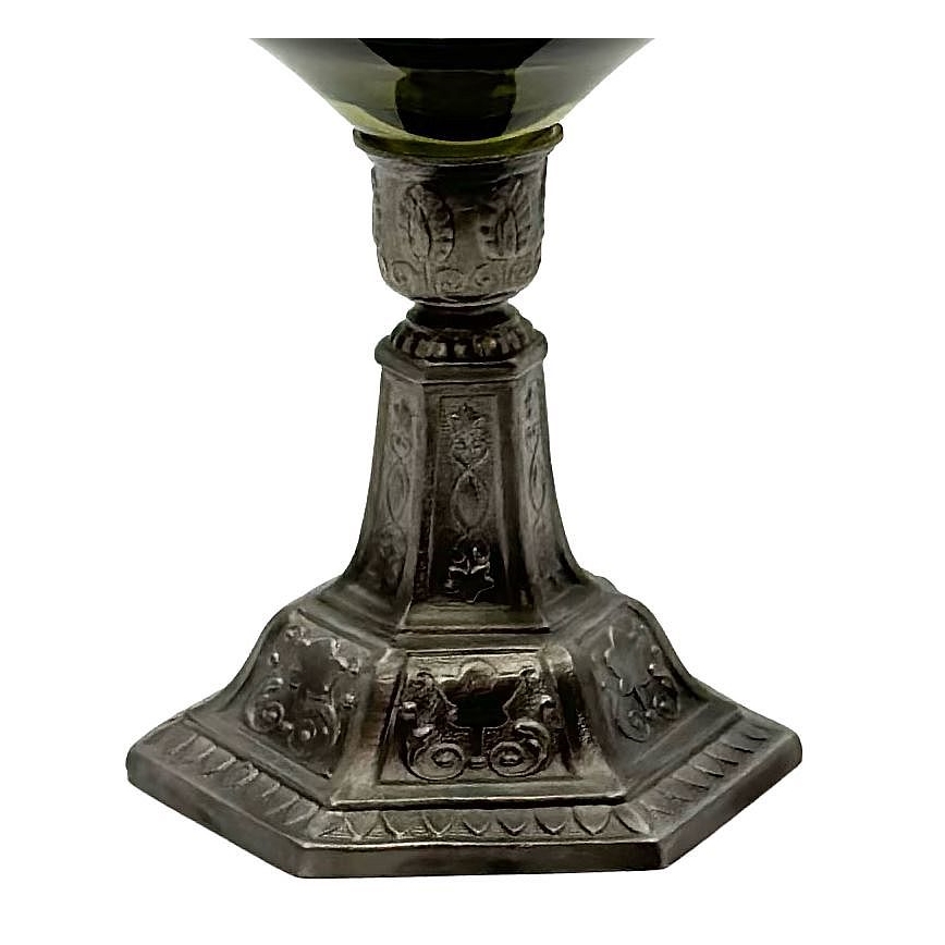 Eļļas lampa KRASOMÍRA 42 cm, tumši zaļa