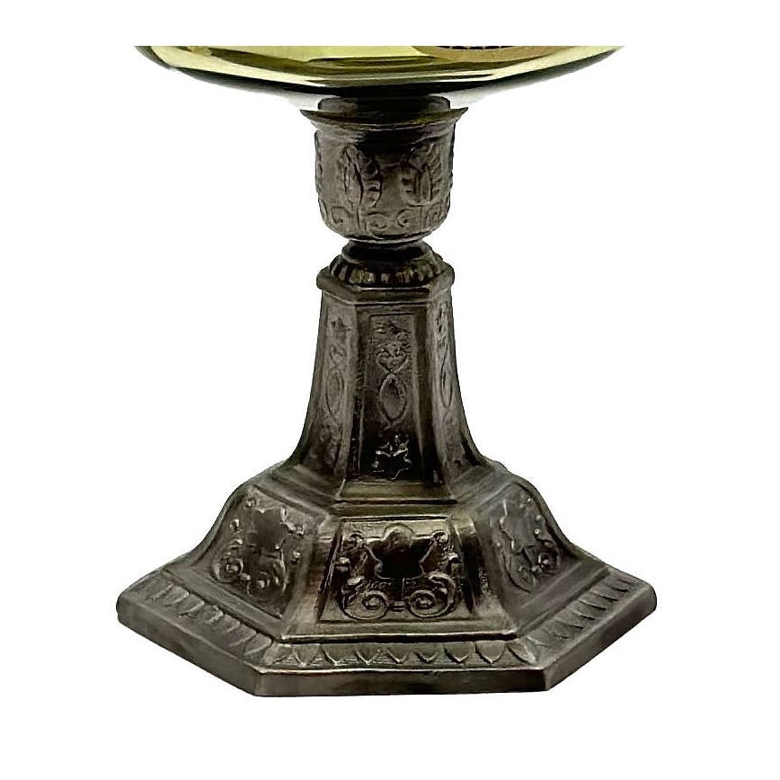 Eļļas lampa LUDMILA 42 cm, meža zaļa
