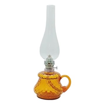 Eļļas lampa TEREZA 34 cm dzintars pārbaudīta