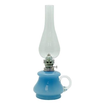 Eļļas lampa TEREZA 34 cm gaiši zila