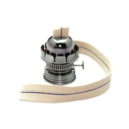 Eļļas lampa TEREZA 34 cm pelēka opālains