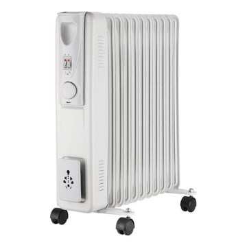 Eļļas radiators ar 11 sekcijām, 1000/1500/2500 W, 230 V