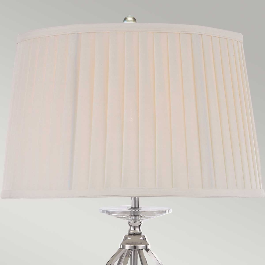 Elstead - Galda lampa AEGEAN 1xE27/60W/230V spīdīgi hromēts