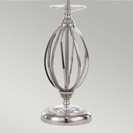 Elstead - Galda lampa AEGEAN 1xE27/60W/230V spīdīgi hromēts