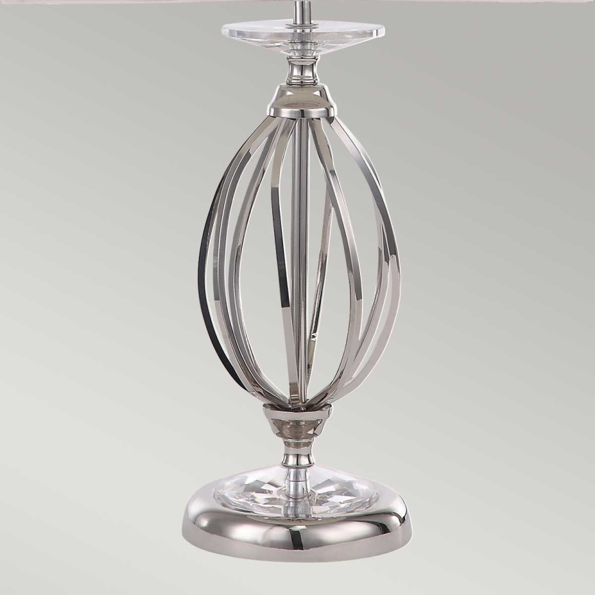 Elstead - Galda lampa AEGEAN 1xE27/60W/230V spīdīgi hromēts
