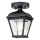 Elstead - Āra griestu gaismeklis BAYVIEW 1xE27/60W/230V IP44 melns