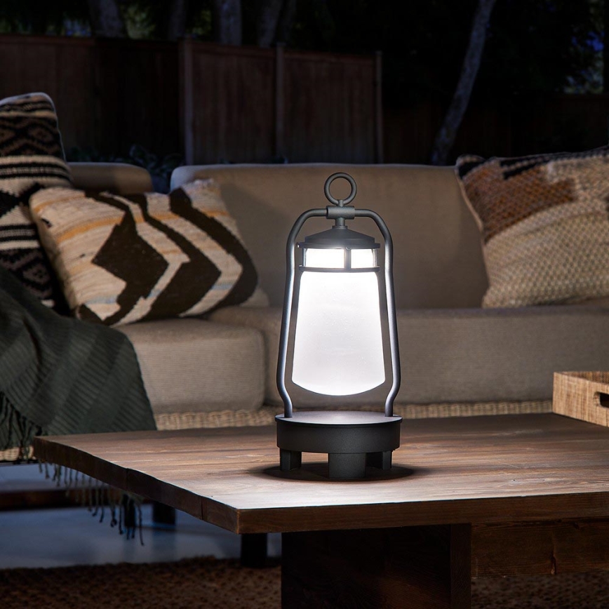 Elstead - Āra lampa ar skaļruni LYNDON 3W/230V IP44 8800 mAh